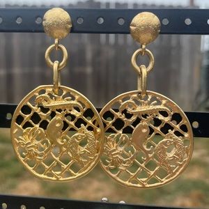 Vintage under the sea themed earrings